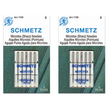 Load image into Gallery viewer, Microtex (Sharp) Needles- 70/10 (2 Cards)