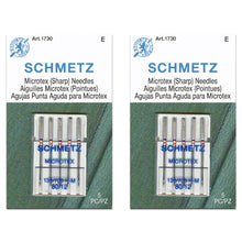 Load image into Gallery viewer, Microtex (Sharp) Needles- 80/12 (2 Cards)
