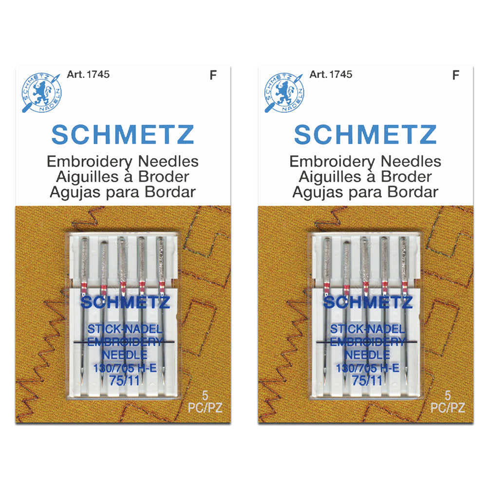 Embroidery Needles - 75/11 (2 Cards)