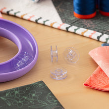 Load image into Gallery viewer, Pfaff Plastic Bobbins,<BR>30 Bobbins per Box