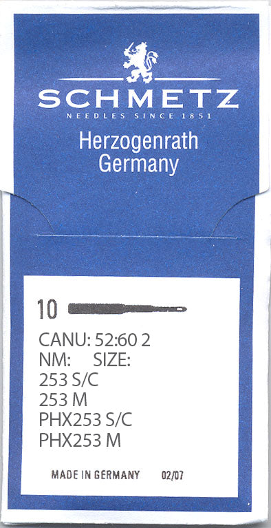 253 S/C Needle System - SPECIAL ORDER – SCHMETZneedles