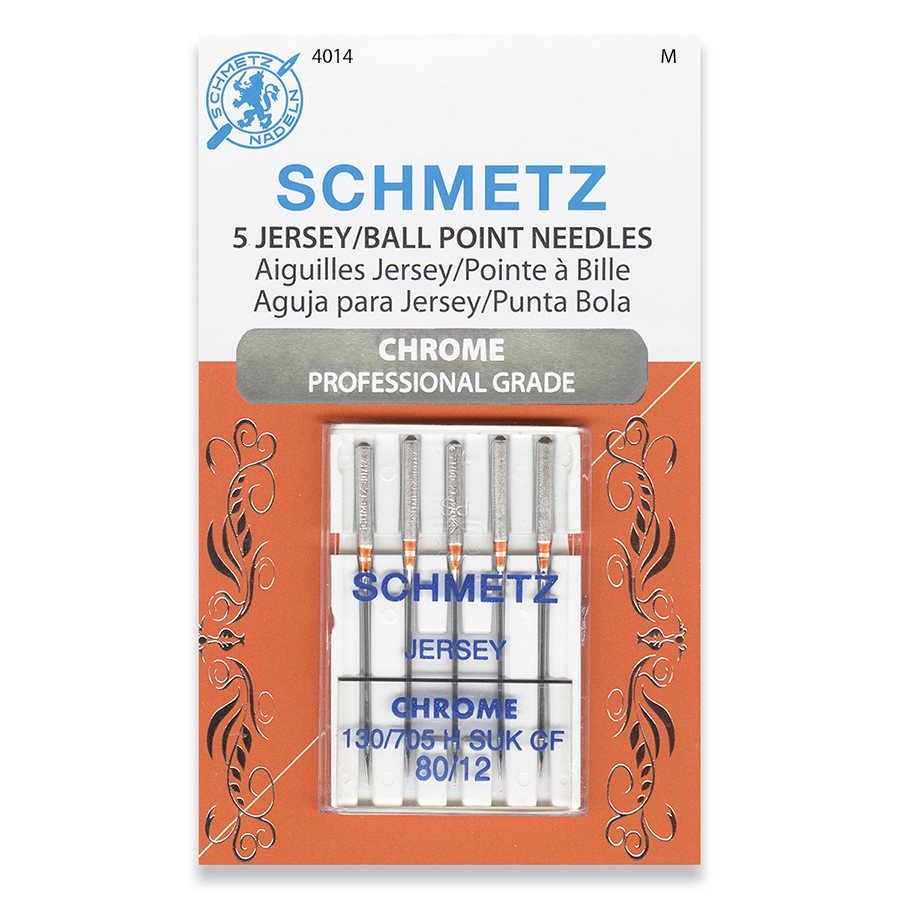 Jersey/Ball Point Chrome Sewing Machine Needles – SCHMETZneedles Jersey/Ball Point Chrome Sewing Machine Needles – SCHMETZneedles