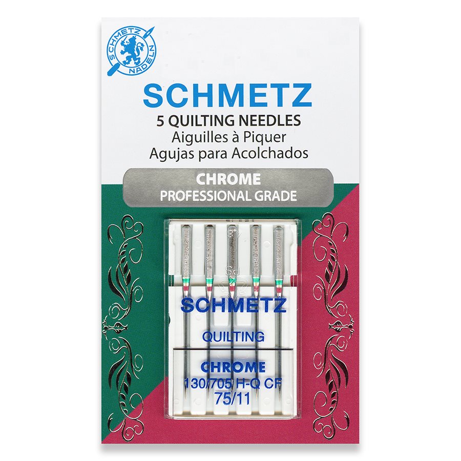 Schmetz Size 75/11 Quilting Machine Needles 5 count, Schmetz #1735
