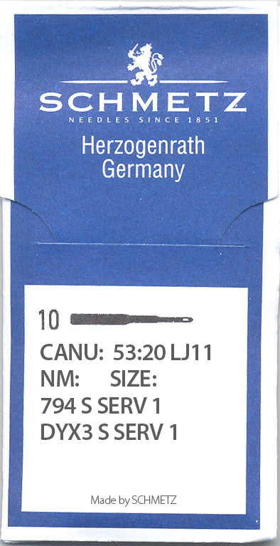 794 S SERV 1 Needle System - SPECIAL ORDER – SCHMETZneedles
