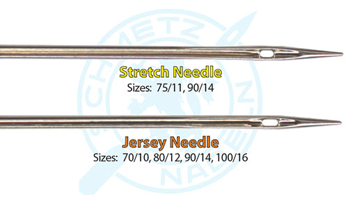 What are the Differences Between Stretch and Jersey Needles?