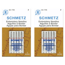Load image into Gallery viewer, Embroidery Needles - 75/11 (2 Cards)
