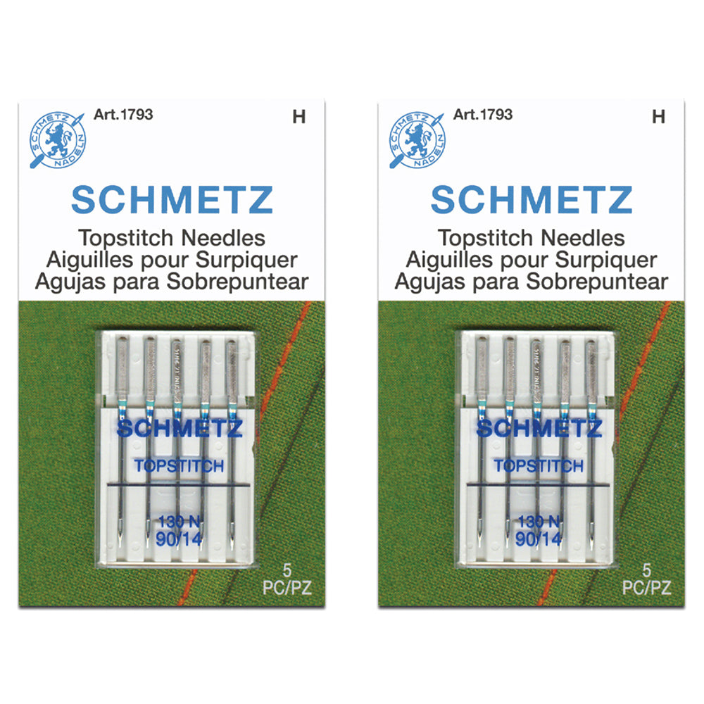 Topstitch Needles- 90/14 (2 Cards)