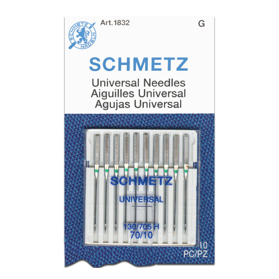 Universal Needles, Damaged Card, Size 70/10 (10 Pack)
