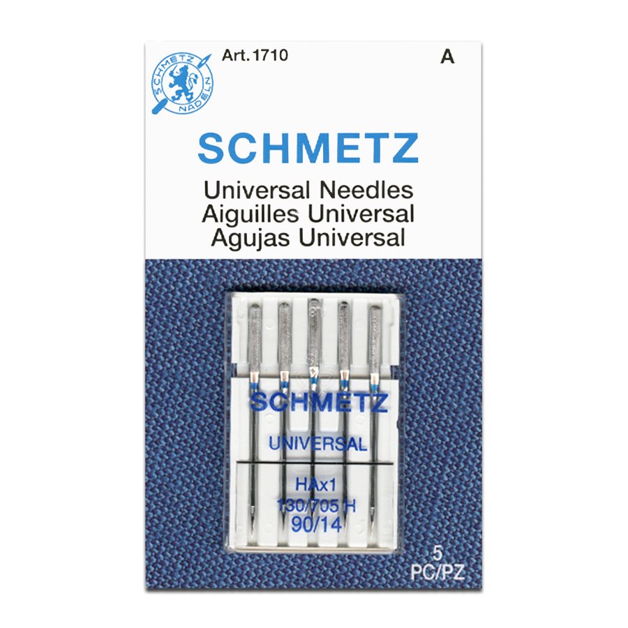 5 PCS SCHMETZ 130/705H 90/14 HAX1 Needles for Home Sewing Machines