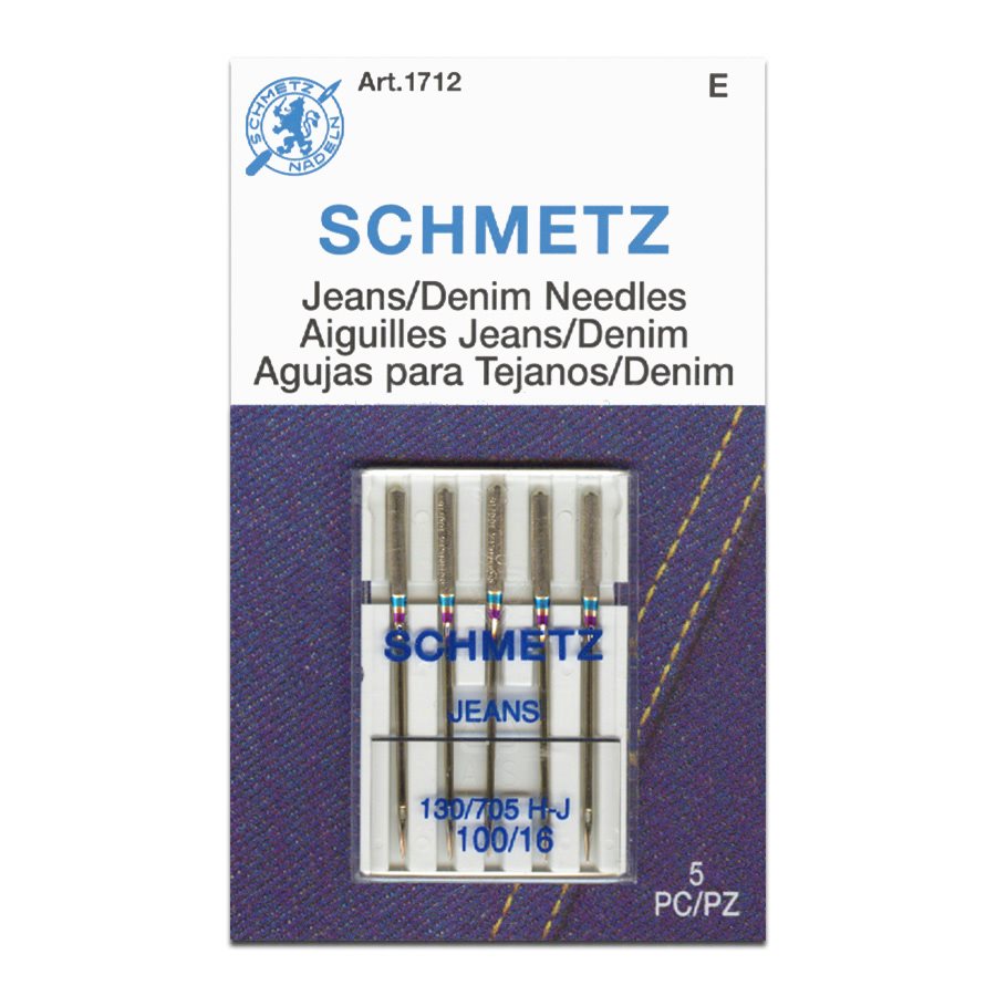 Dritz Denim/Jeans Machine Needles, Size 16 (100), 3 pc