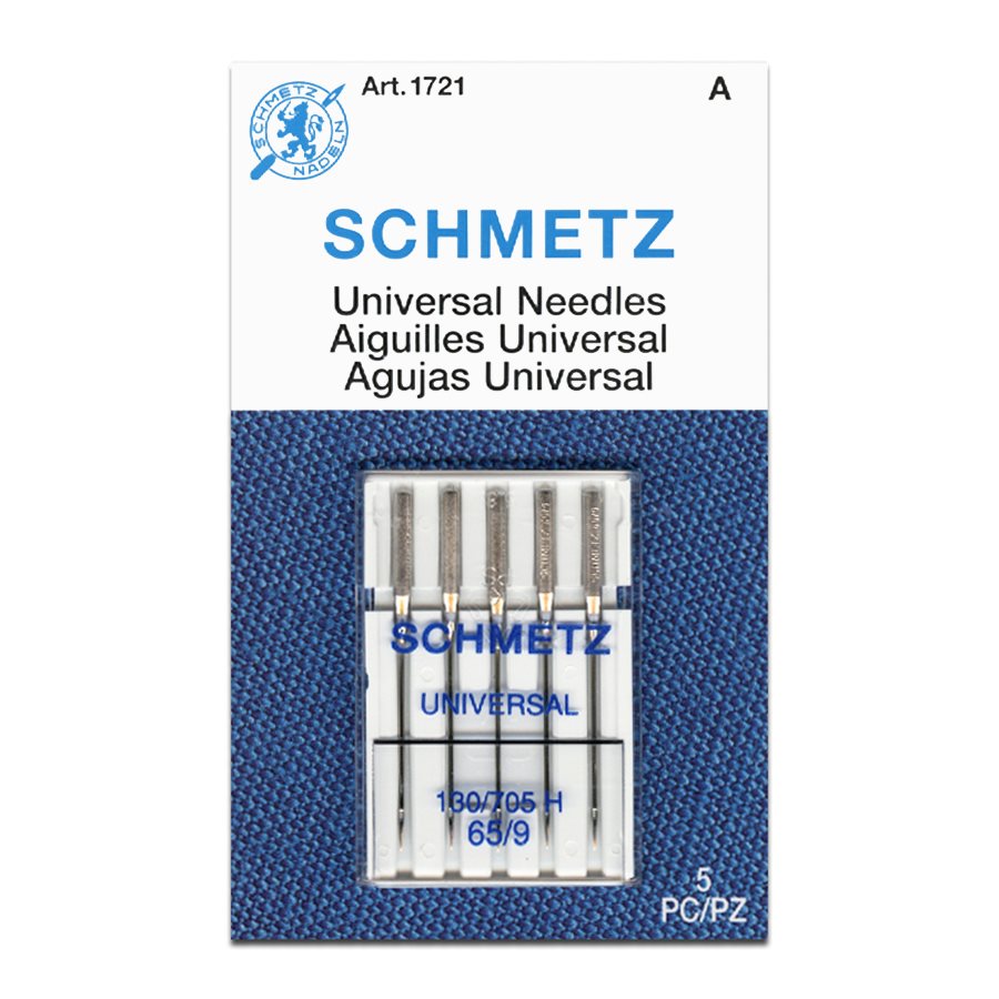 SCHMETZ Metallic Sewing Machine Needles – Size 80/12 – Card Of 5 – Perfect For Metallic Threads