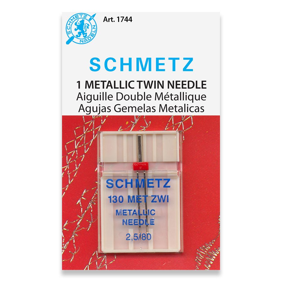 Metallic Twin Needle