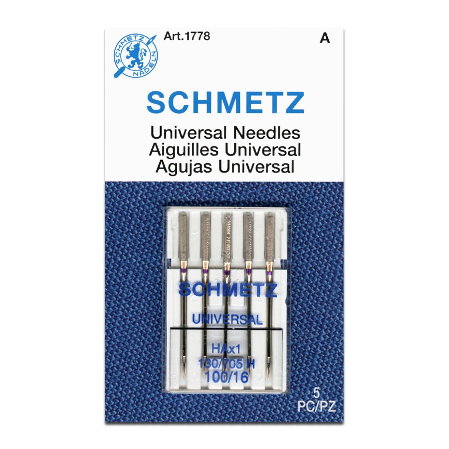 Schmetz Sewing Machine Needles: JeansAssorted 90(14)-110(18) x 5pcs, FREE  Delivery Available