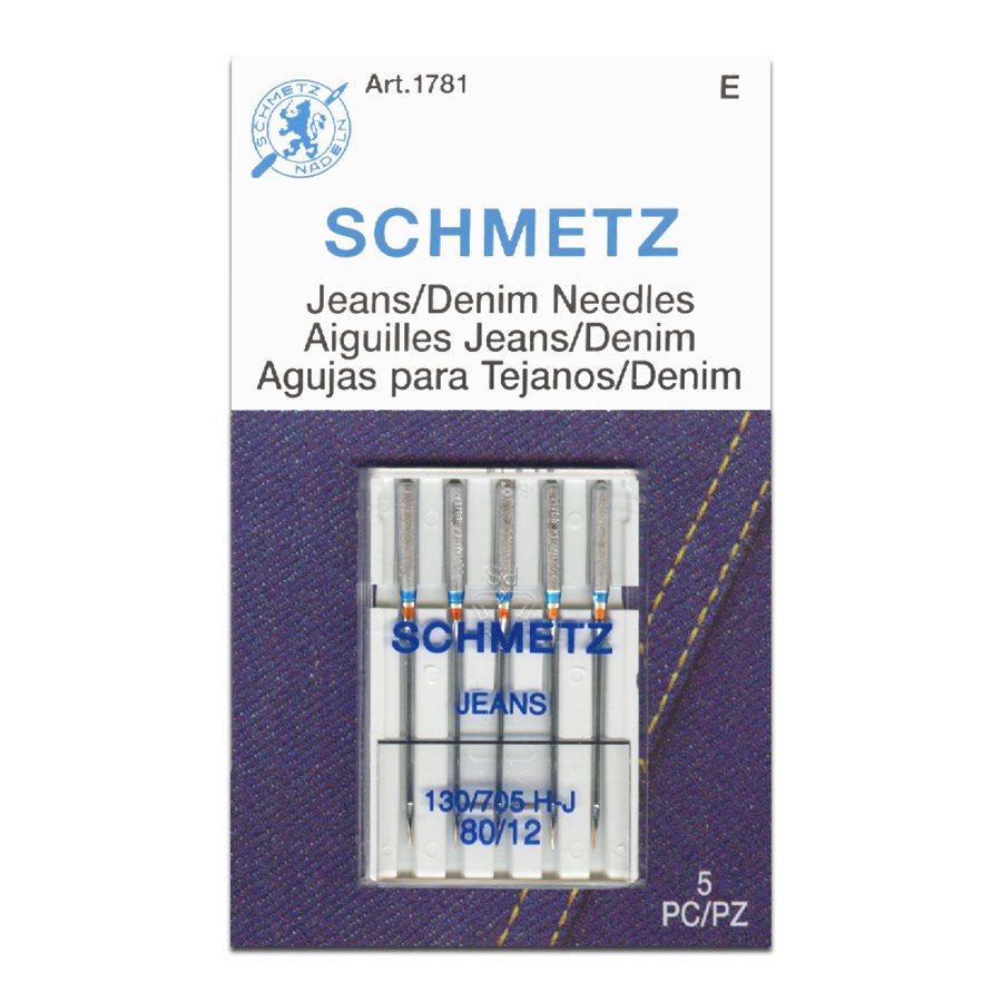 Schmetz Jean & Denim Machine Needles-Size 10/70 5/Pkg