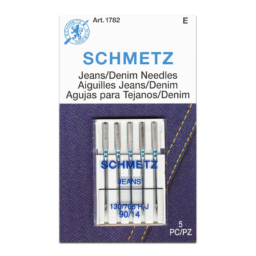 Schmetz Jeans Needles Silver