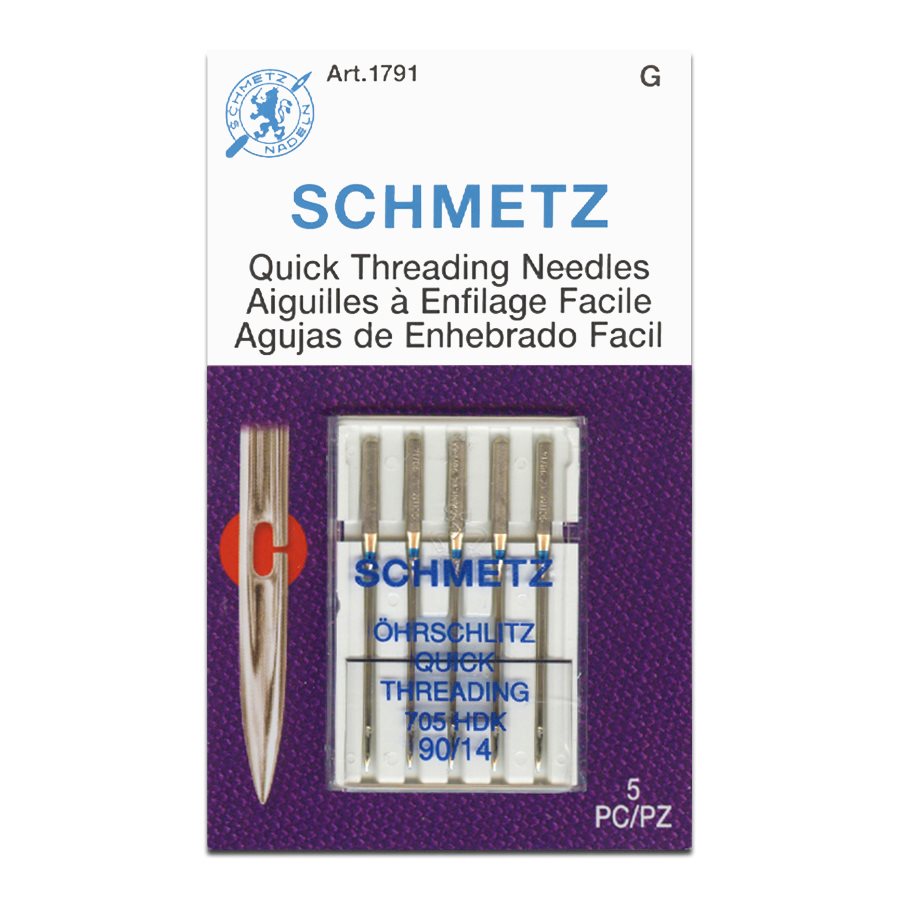 SCHMETZ - UNIVERSAL 705 HANDICAP NEEDLES 80/12 - 036346317908