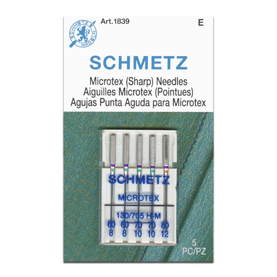 Schmetz Microtex Sharp Machine Needles