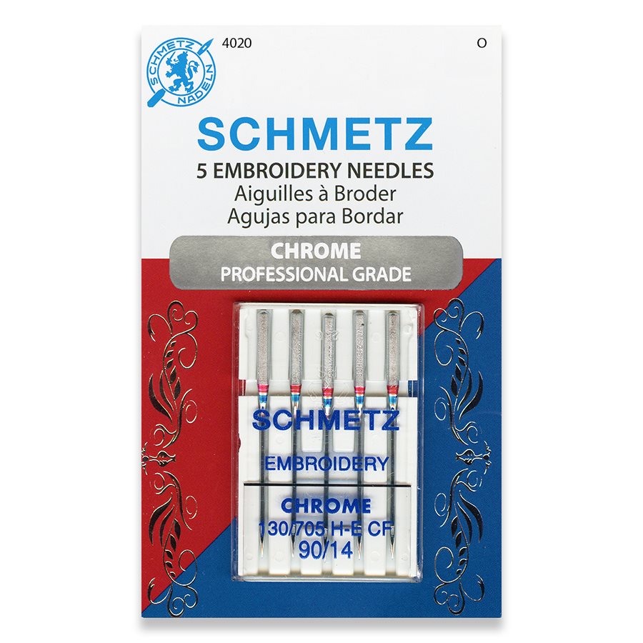 Embroidery Chrome Sewing Machine Needles – SCHMETZneedles
