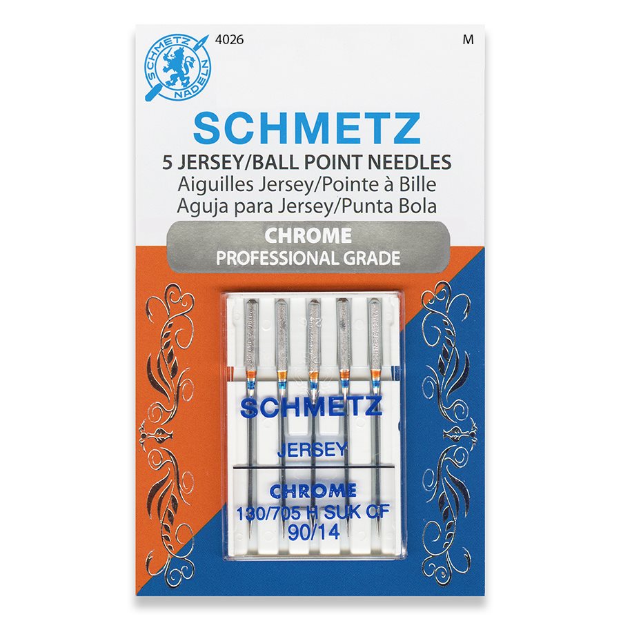 Jersey/Ball Point Chrome Sewing Machine Needles – SCHMETZneedles Jersey/Ball Point Chrome Sewing Machine Needles – SCHMETZneedles