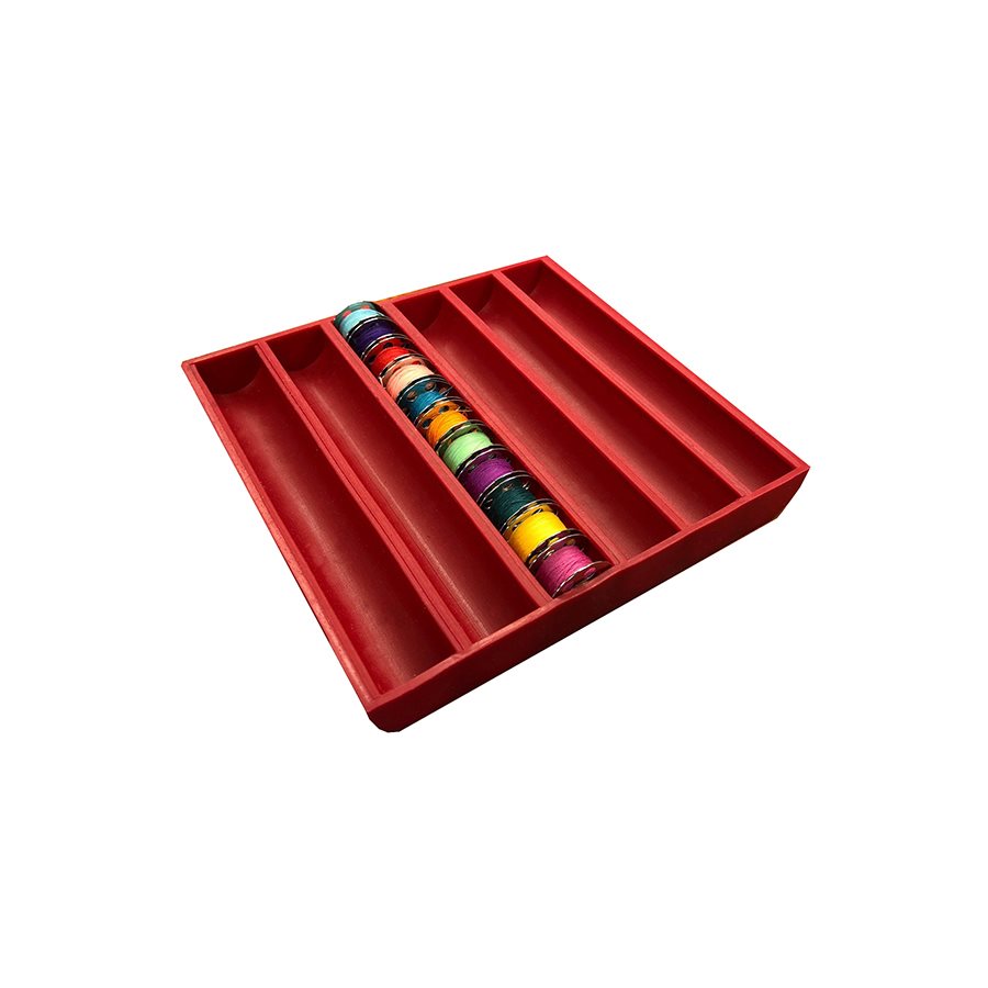 thumbnail image 2 of BobbinSaver Squared - Flexible Bobbin Storage Case Holds 60+ Sewing Bobbins 2 of 14