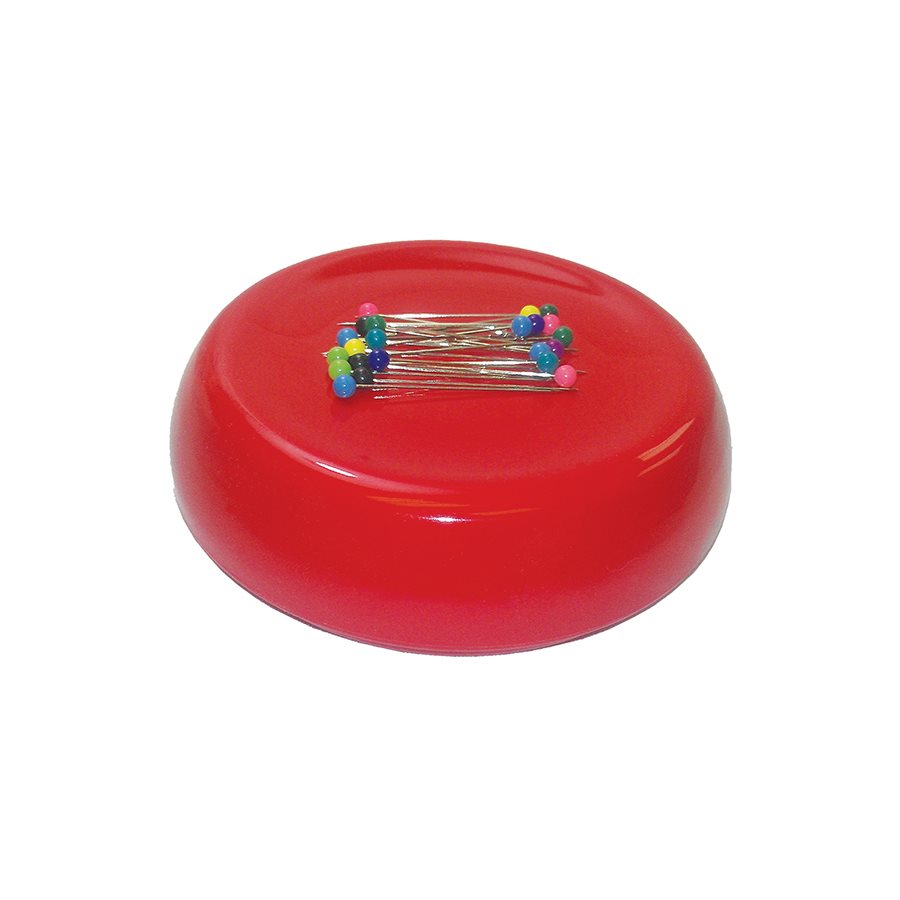 Grabbit Magnetic Pincushion W-50 Pins-Red